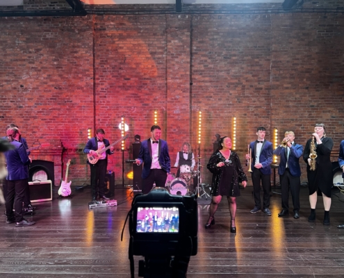 Jukenox Band Filming Showreel at Blue Print Studios
